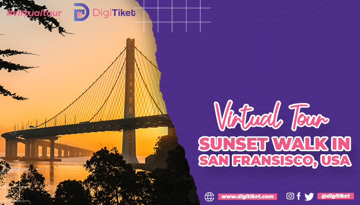 Virtual Tour Sunset Walk in San Francisco, USA